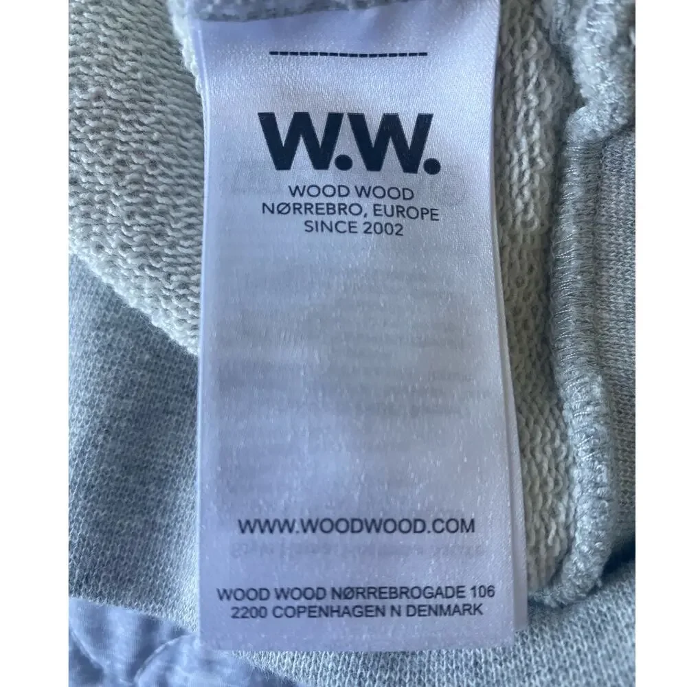 WOOD WOOD Men's Gray Heathrow Pullover Hoodie Size Large
